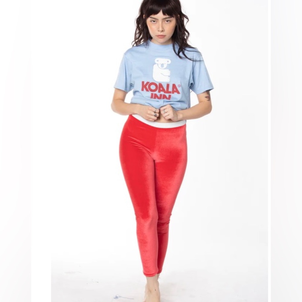 Solstice Intimates velvet leggings.  3X new yellow gold